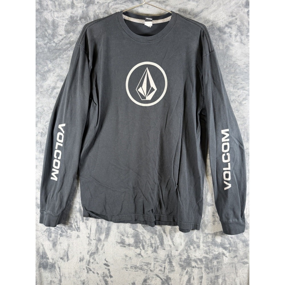 Volcom Black Long Sleeve Shirt Sz XL